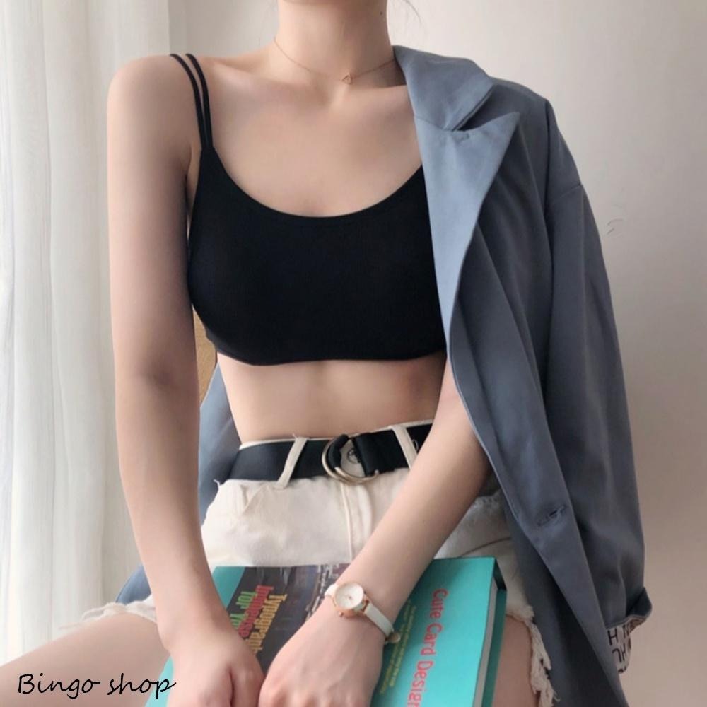 細肩棉質小可愛 內搭 美背平口小可愛 小背心 小可愛 交叉細肩 平口內衣 小可愛美背內衣 WU-220301-細節圖2