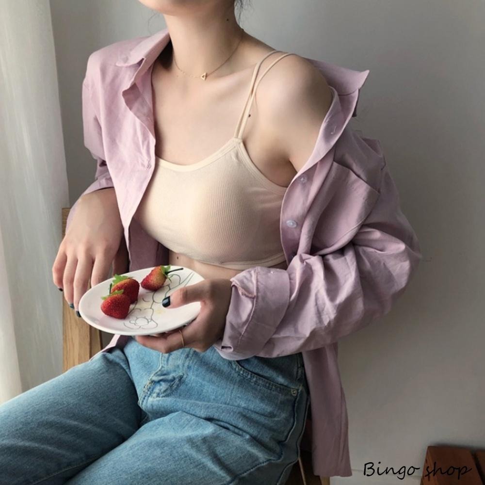 細肩棉質小可愛 內搭 美背平口小可愛 小背心 小可愛 交叉細肩 平口內衣 小可愛美背內衣 WU-220301-細節圖4