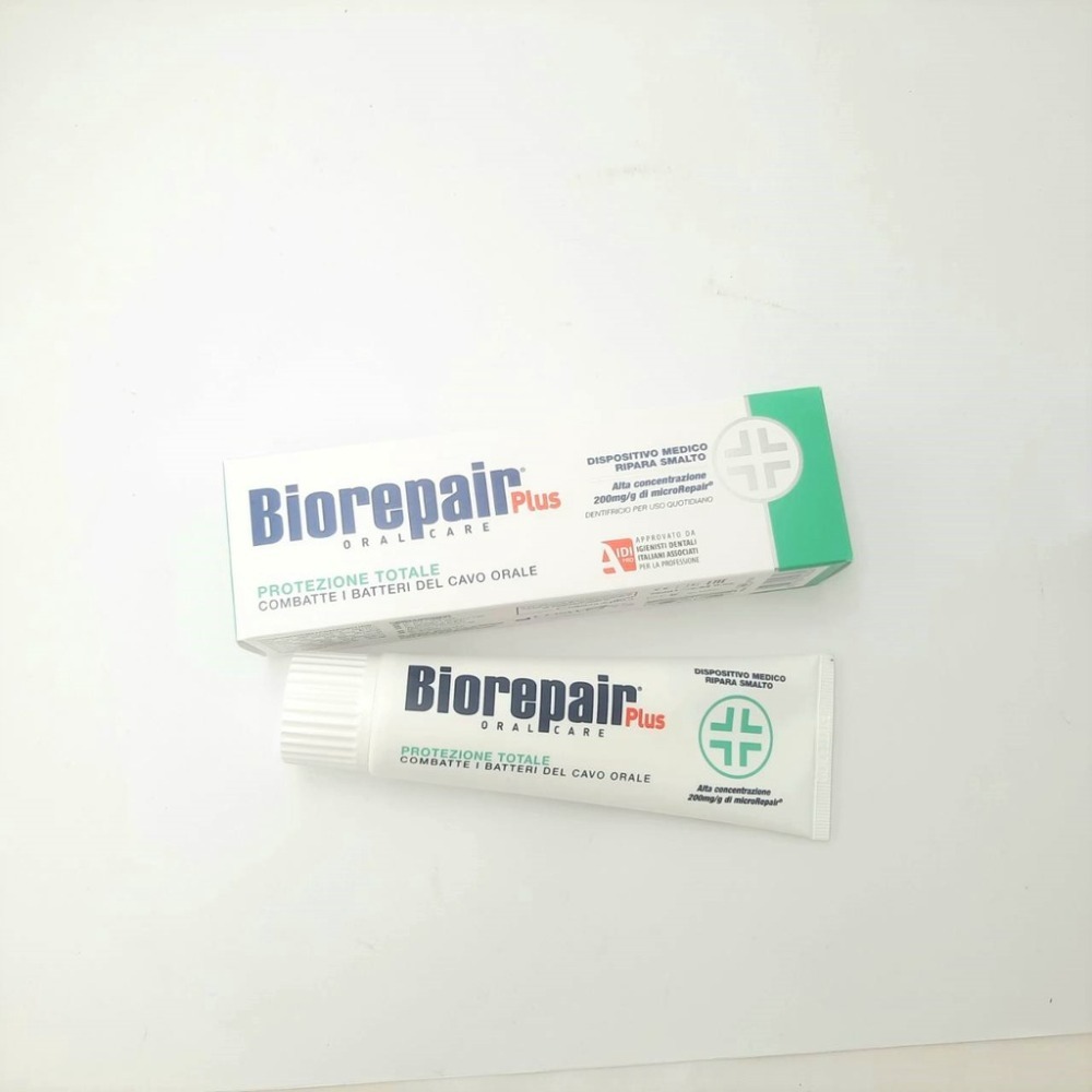 Biorepair 貝利達 牙膏 義大利 75ml 加強型 抗敏感 亮白 護齦 全效防護-細節圖3