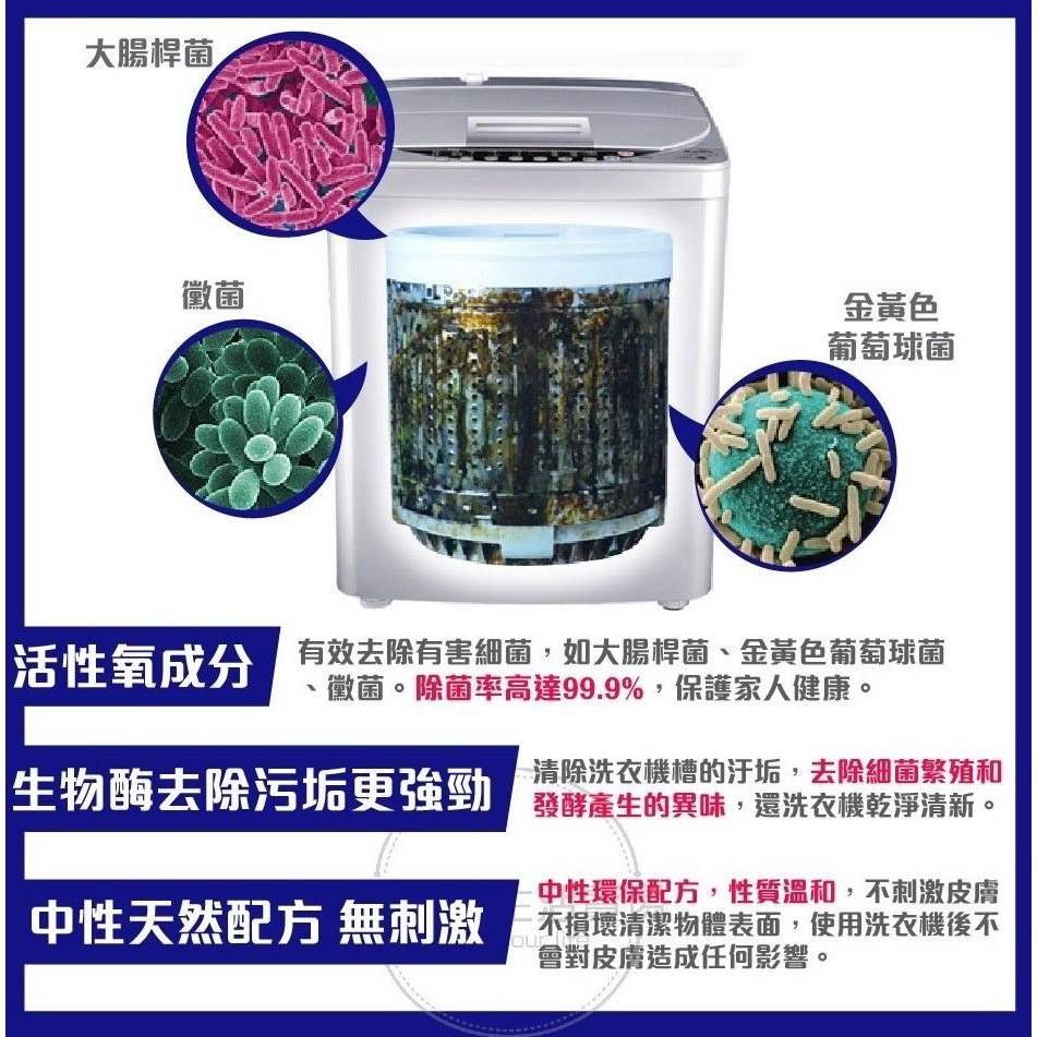 韓國 山鬼怪 洗衣槽 清潔劑 450g 去汙 除垢 殺菌 除臭 洗衣機-細節圖6