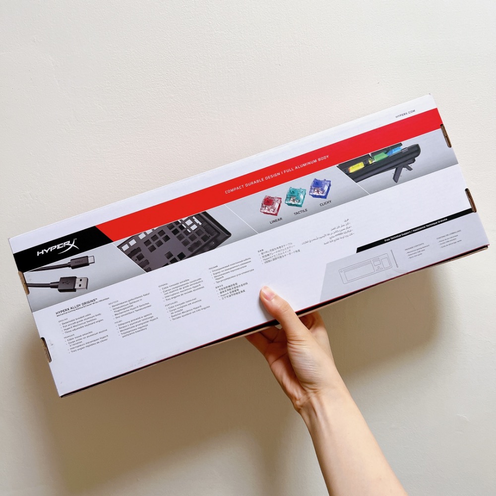 （全新未拆）HYPERX ALLY ORIGINS 繁體中文版 機械式鍵盤（藍軸）-細節圖2