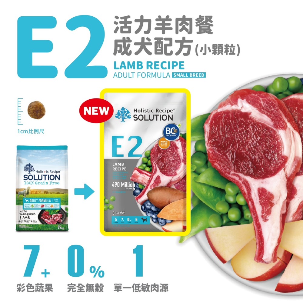 E2 羊肉餐 - 4.5lb (小顆粒)