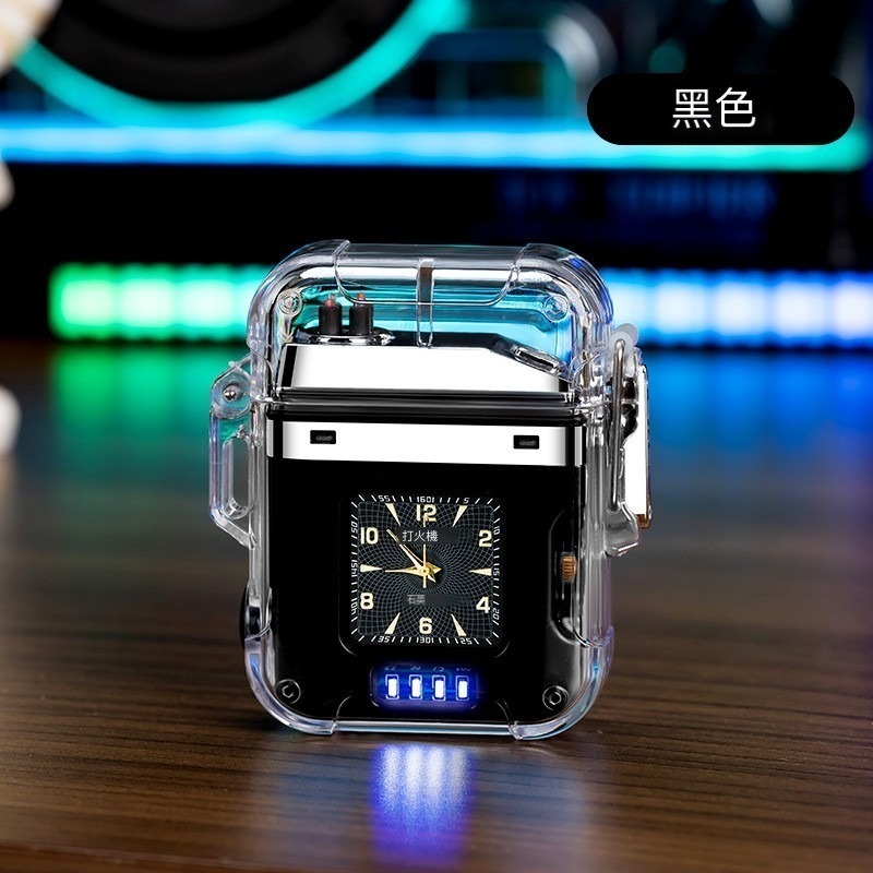 懷錶升級版 台灣現貨！帶燈光防水雙電弧USB Type-C 打火機高顏值-規格圖10