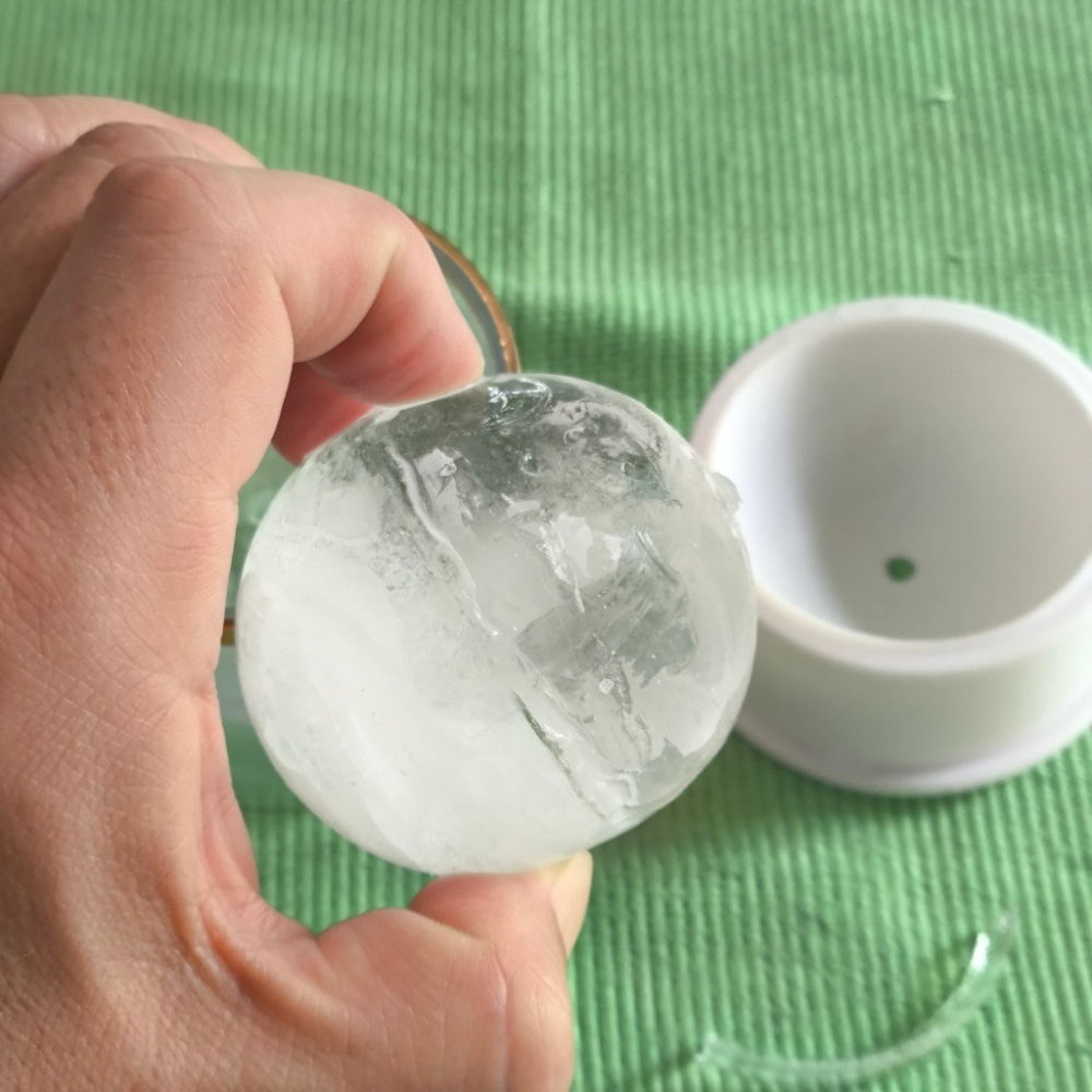 台灣即時發貨！食品級輕奢冰球模具 / 大冰球 / 製冰盒 / 造型冰塊 / 矽膠模具 / 矽膠製冰格-細節圖3