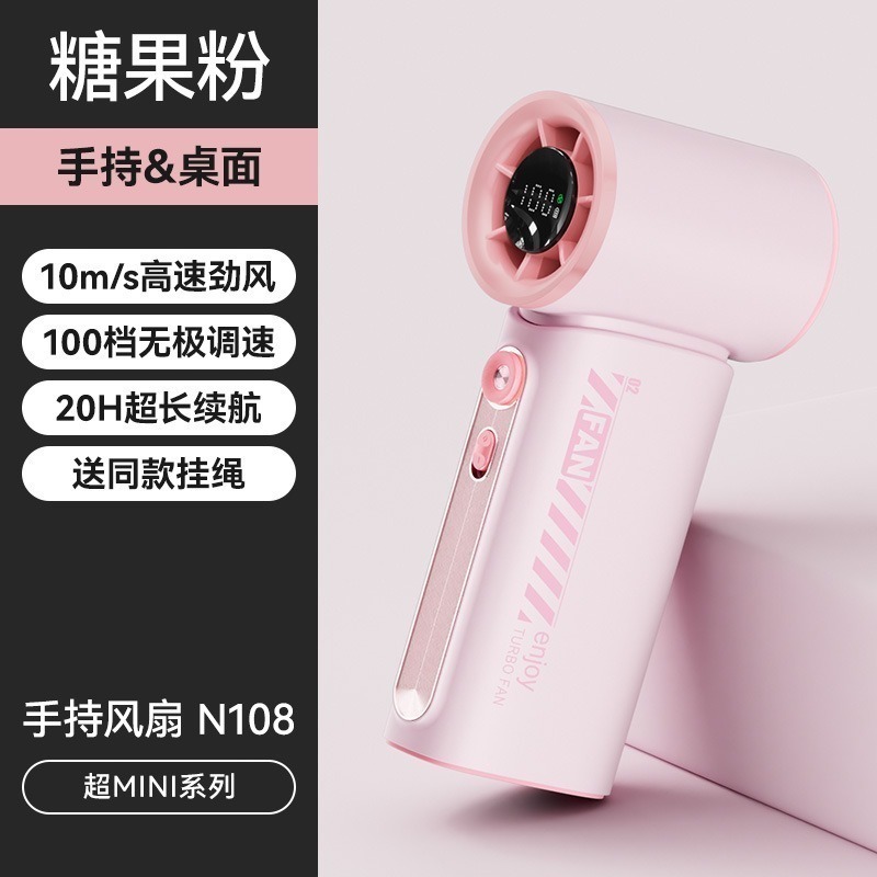 2025台灣現貨！機甲渦輪風扇 / 手持暴力風扇 / 高速機甲風暴 / 數顯100檔無極風砲 / 充電便攜小風扇-細節圖7