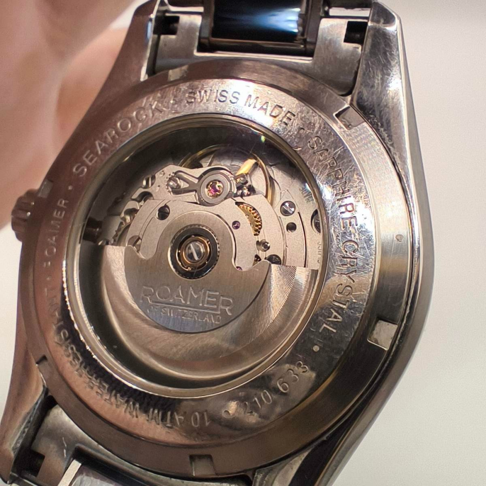 羅馬錶 海岩系列 綠面機械錶 Roamer 210633 41 75 20 Searock-細節圖5