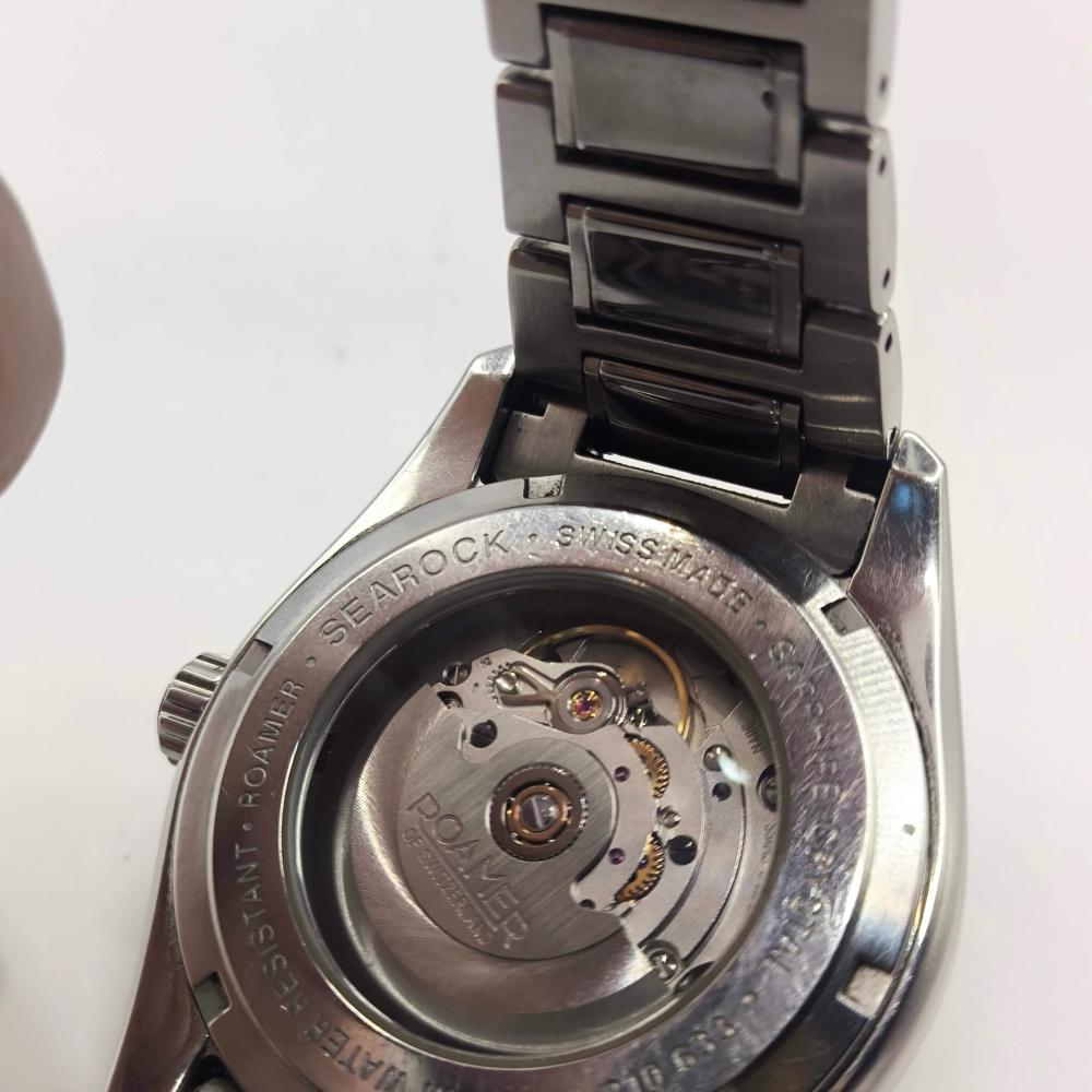 羅馬錶 海岩系列 綠面機械錶 Roamer 210633 41 75 20 Searock-細節圖7
