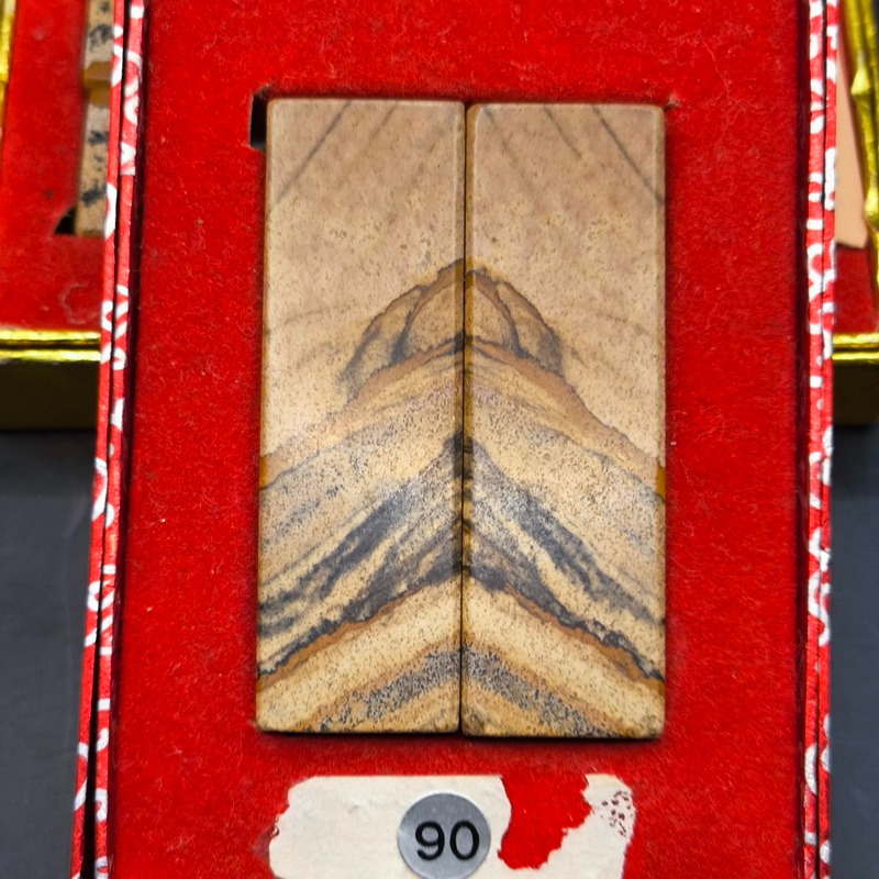 竹紋石對印｜天然紋理成雙成對，文人雅印宜室宜家-細節圖2