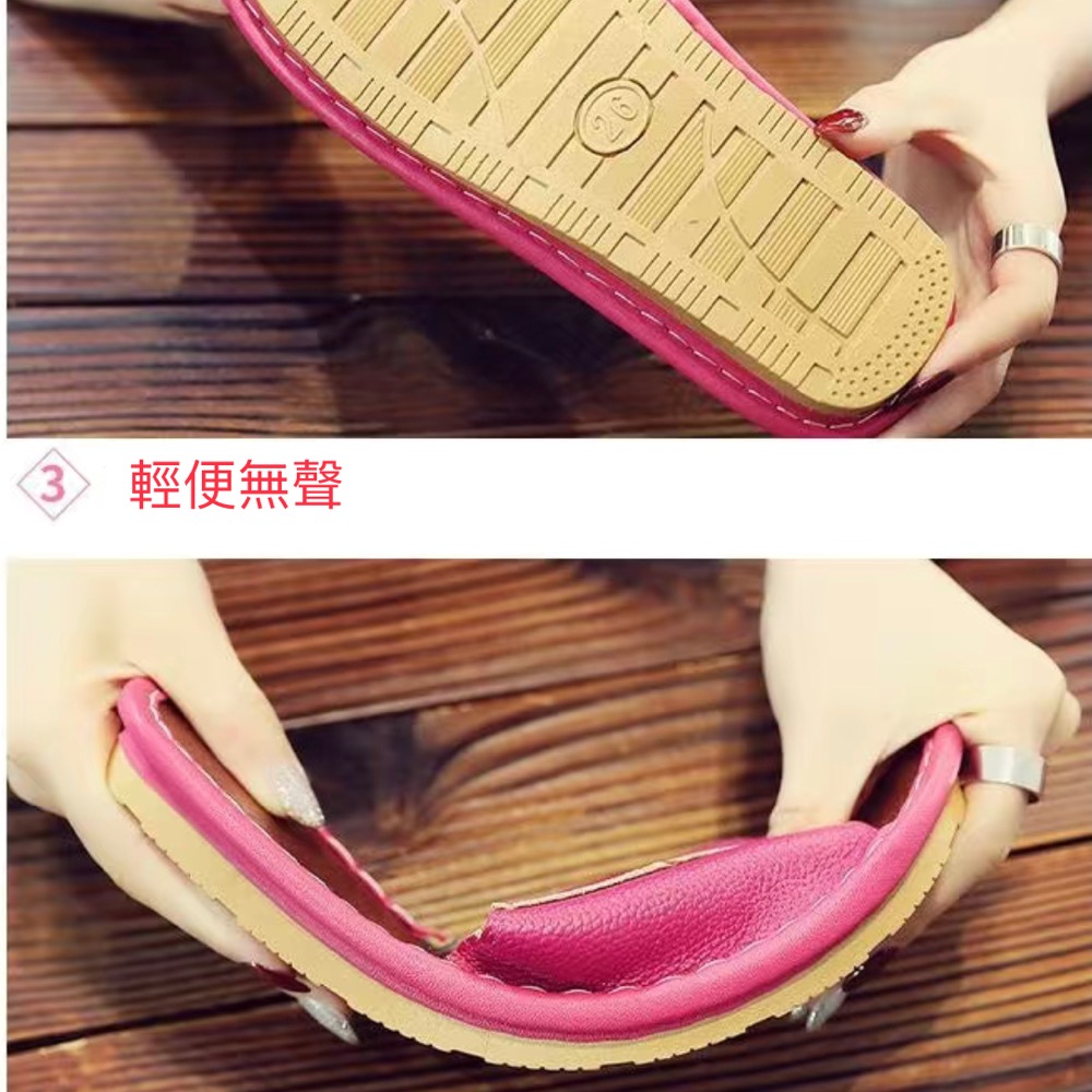 《愛優品》真皮拖鞋#頭層牛皮#日式居家室内地板防滑皮拖鞋#防臭家拖鞋-細節圖3