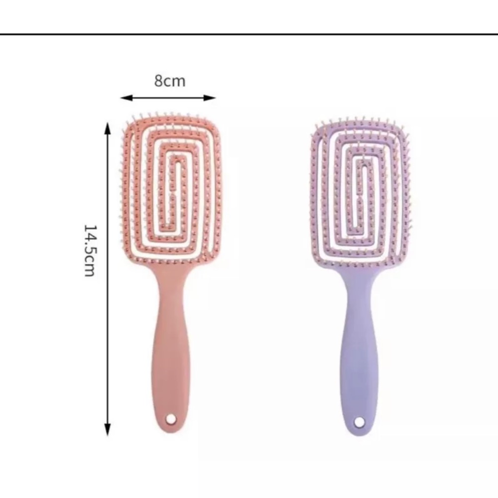 《愛優品》＃超級舒服大波浪造型按摩舒壓排骨 梳梳髮根薘鬆 大波浪排骨梳按摩梳按摩頭皮梳-細節圖3