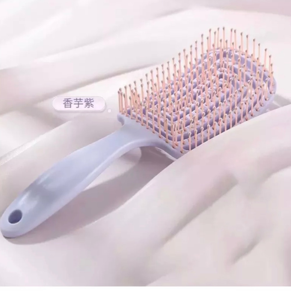 《愛優品》＃超級舒服大波浪造型按摩舒壓排骨 梳梳髮根薘鬆 大波浪排骨梳按摩梳按摩頭皮梳-細節圖4