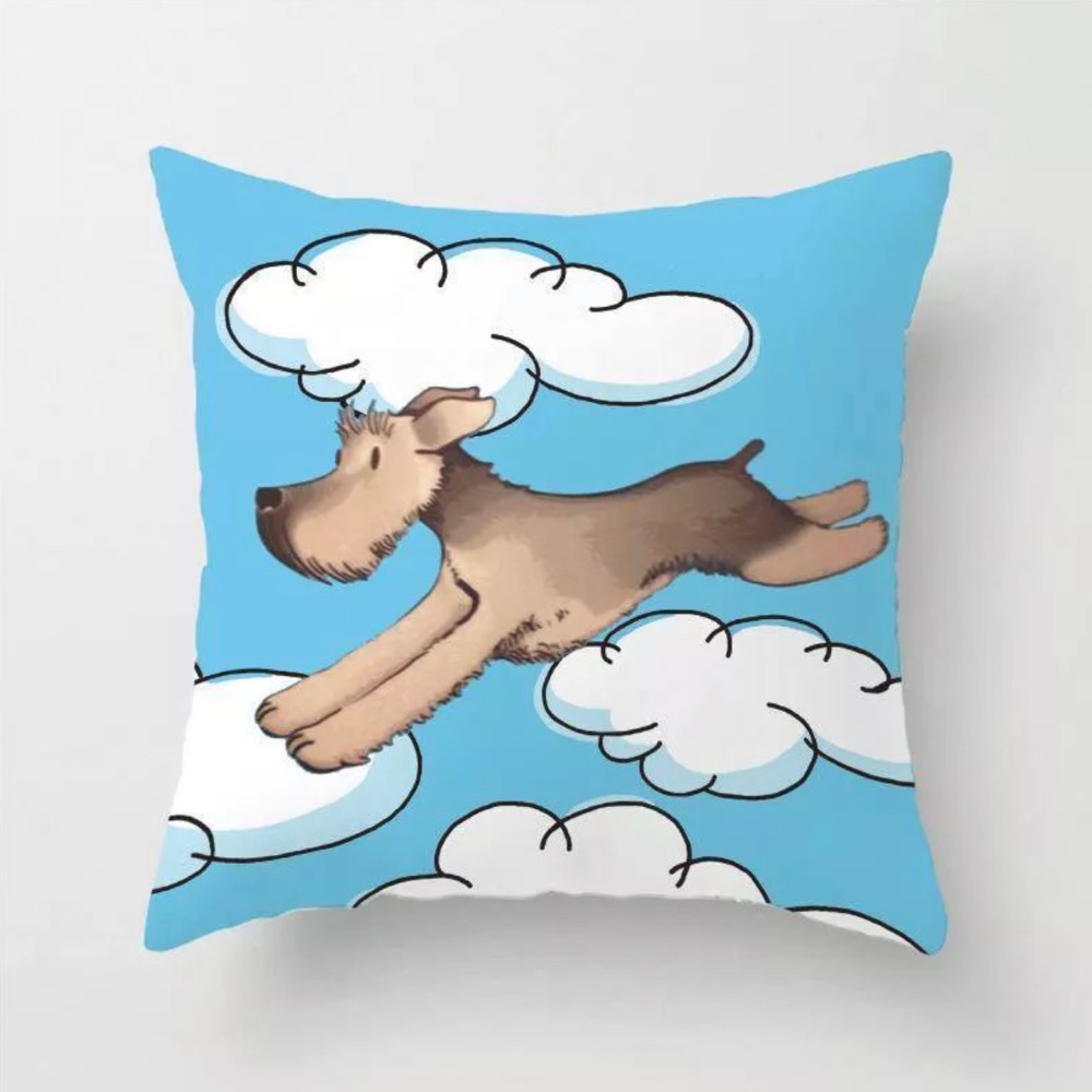 #雪納瑞靠墊抱枕#寵物狗車用靠墊#史納莎狗狗沙發靠墊#辦公室靠枕-細節圖3