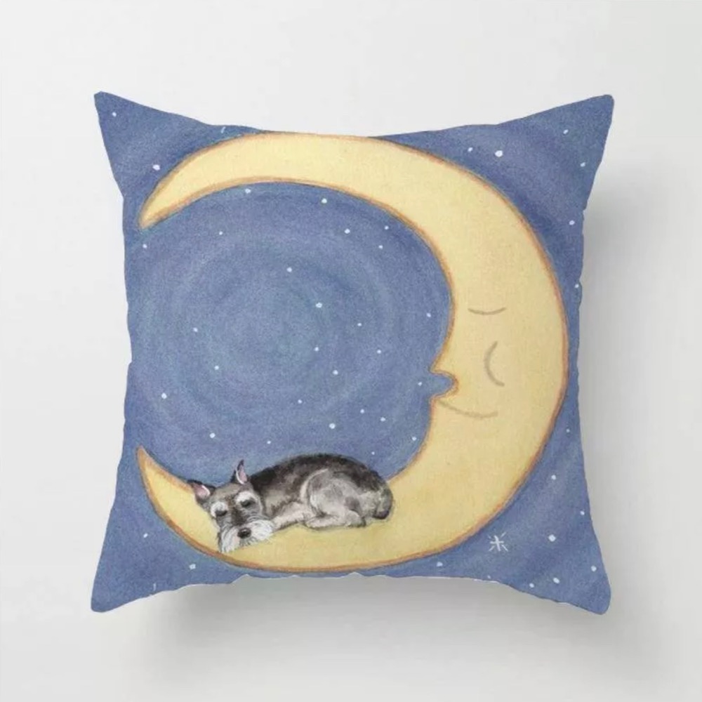 #雪納瑞靠墊抱枕#寵物狗車用靠墊#史納莎狗狗沙發靠墊#辦公室靠枕-細節圖7