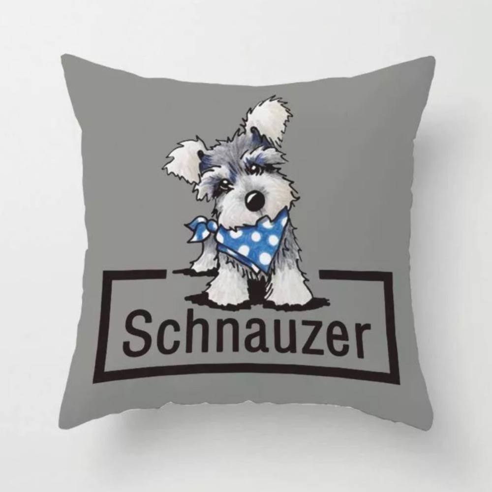 #雪納瑞靠墊抱枕#寵物狗車用靠墊#史納莎狗狗沙發靠墊#辦公室靠枕-細節圖9