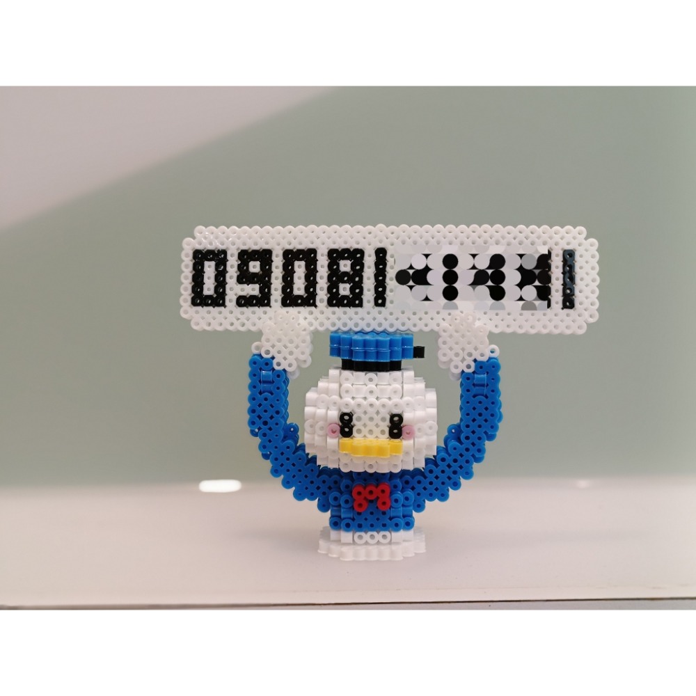 唐鴨鴨停車牌-規格圖1