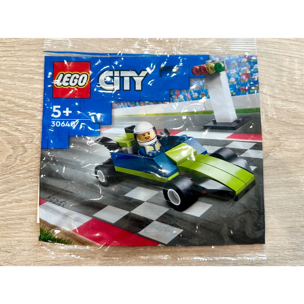 樂高 30640 賽車 賽車手 城市系列 polybag-細節圖2