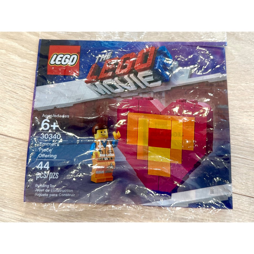 樂高 30340 艾密特愛心 樂高玩電影 polybag-細節圖2