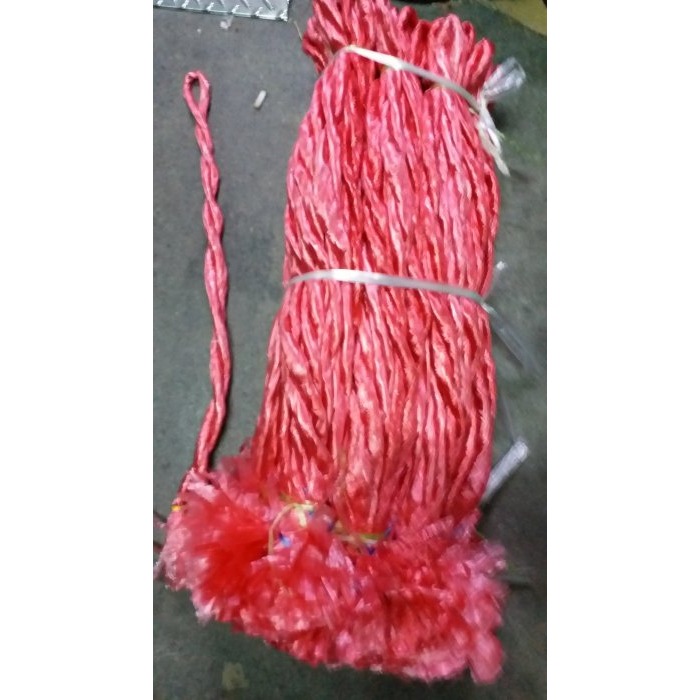 塑膠地巾 一捆100束 黃色/紅色 塑膠繩 一束約50條 捆綁用 綁東綁西_粗俗俗五金大賣場-細節圖2