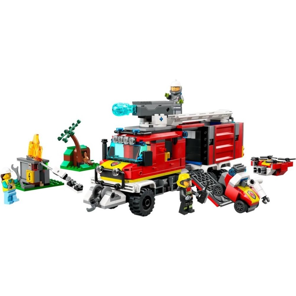 【樂GO】 樂高 LEGO 60374 消防指揮車 消防車 消防員 雲梯車 城市系列 積木 玩具 禮物 樂高正版全新-細節圖3