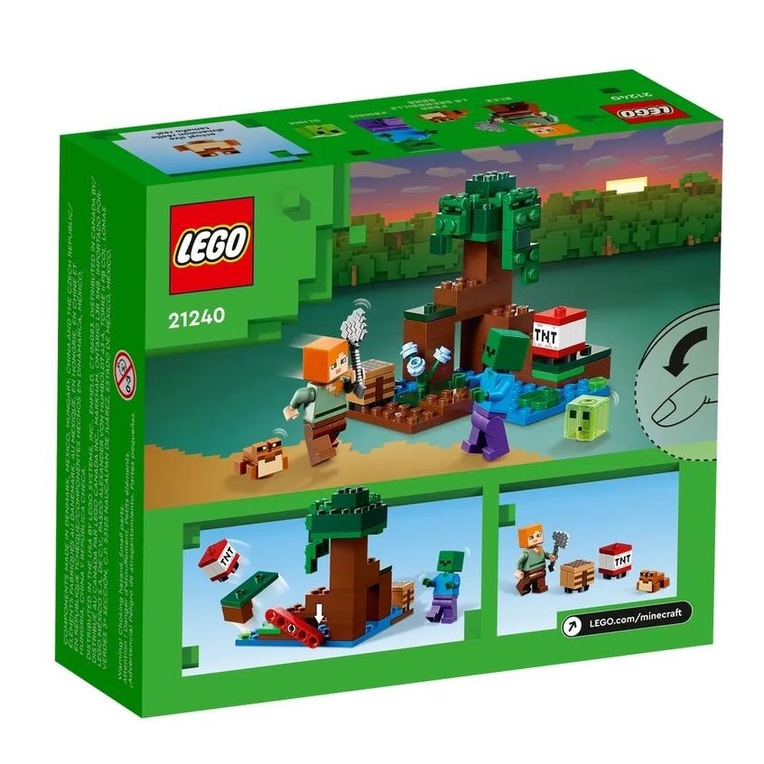 【樂GO】 樂高 LEGO 21240 沼澤探險 我的世界 麥塊 Minecraft 玩具 積木 禮物 樂高正版全新-細節圖2