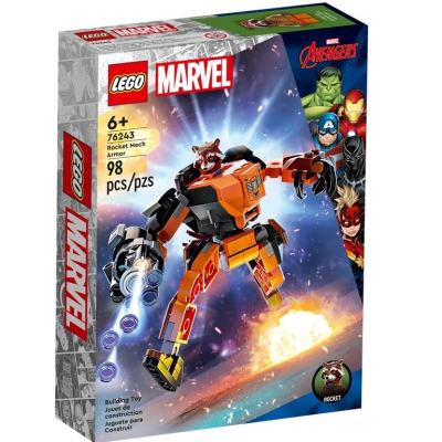 【樂GO】 樂高 LEGO 76243 火箭浣熊機甲 機器人 超級英雄 marvel 漫威 玩具 禮物 積木 樂高正版