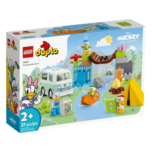 【樂GO】樂高 LEGO 10997 露營冒險 唐老鴨 黛拉 露營組 露營 迪士尼 得寶 大顆粒積木 禮物 樂高正版全新
