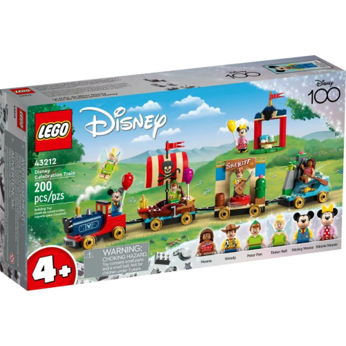 【樂GO】樂高 LEGO 43212 Disney 迪士尼慶典火車 迪士尼100周年系列 樂高火車 全新樂高正版