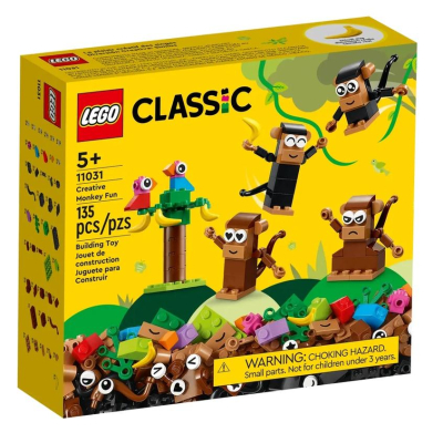 【樂GO】 樂高 LEGO 11031 創意猴子趣味套裝 動物 經典 創意 自由組合 玩具 積木 禮物 樂高正版全新