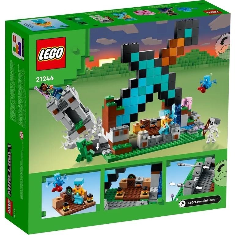 【樂GO】 樂高 LEGO 21244 The sword Outpost 我的世界 麥塊 積木 玩具 樂高正版全新-細節圖2