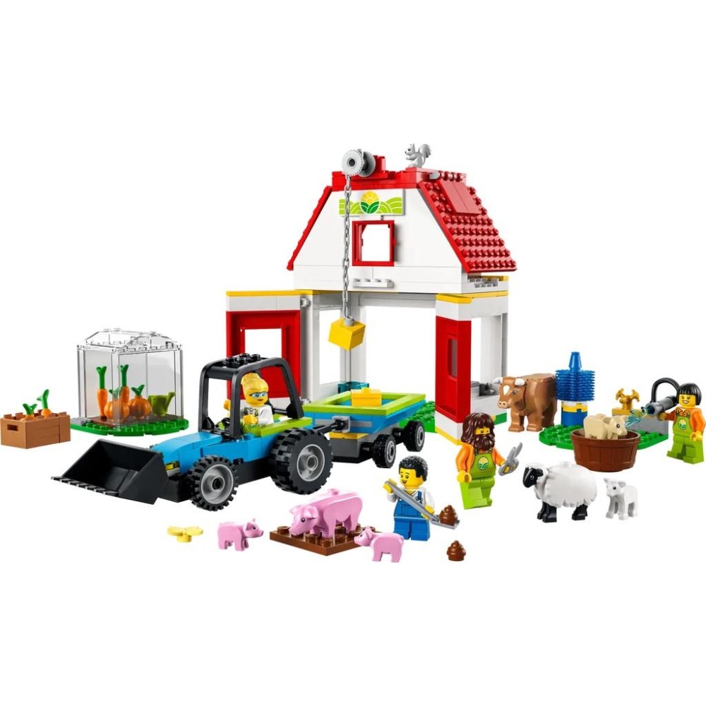 【樂GO】樂高 LEGO 60346 穀倉和農場動物 城市 積木 盒組 玩具 禮物 生日禮物 正版樂高 全新未拆-細節圖3