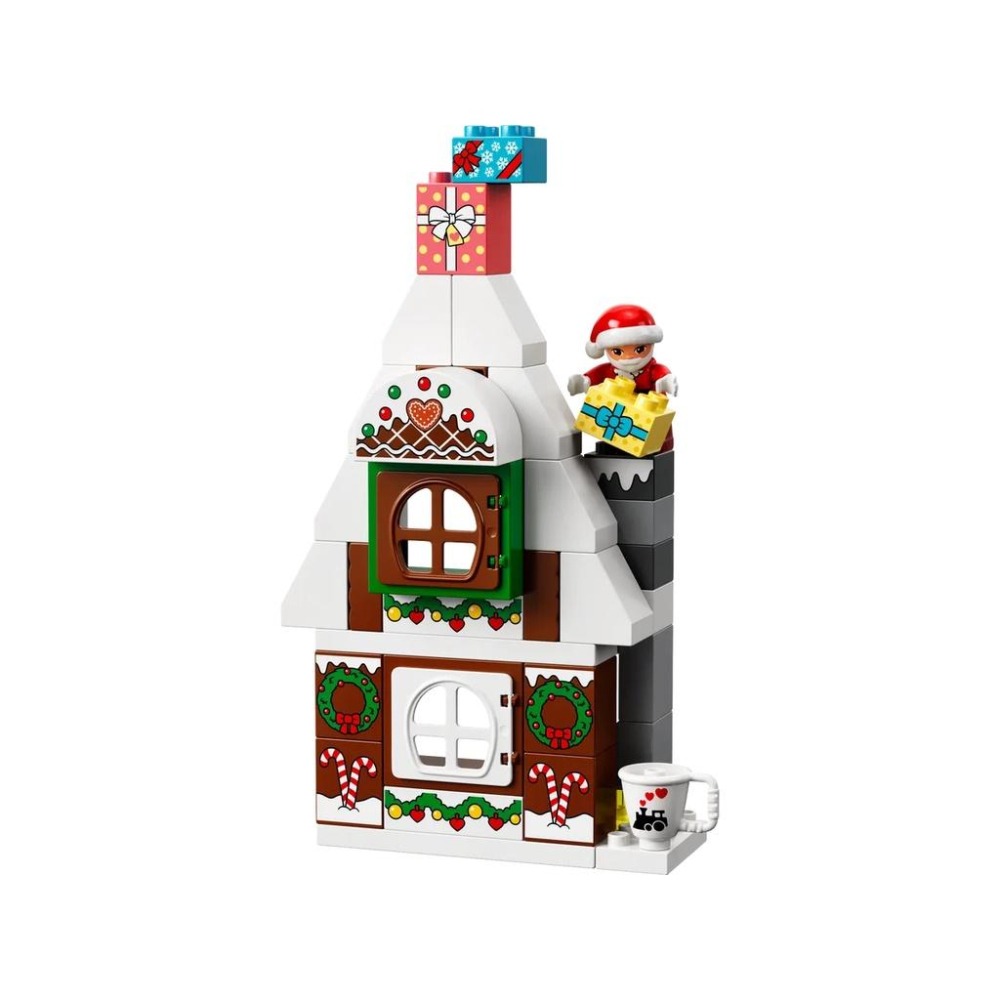 【樂GO】樂高 LEGO 得寶 10976 聖誕老人薑餅屋 大顆粒積木 聖誕老人 寶寶 玩具 聖誕禮物 禮物 樂高正版-細節圖4