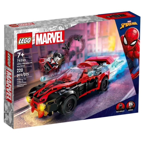 【樂GO】 樂高 LEGO 76244 蜘蛛人 麥爾斯·莫拉雷斯 vs 魔比斯 超級英雄 漫威 玩具 收藏 樂高正版全新