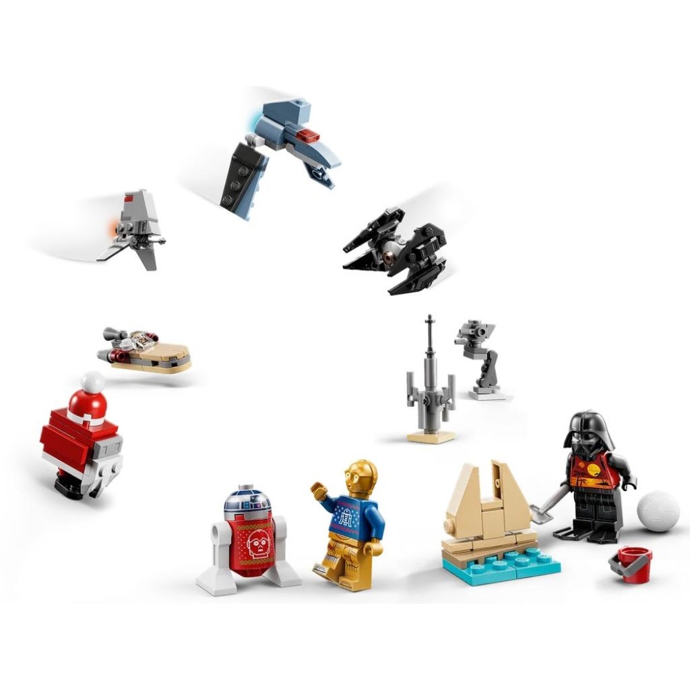 【樂GO】樂高 LEGO 75340 星際大戰驚喜月曆 starwars 星戰 聖誕禮物 禮物 聖誕月曆 樂高正版全新-細節圖4