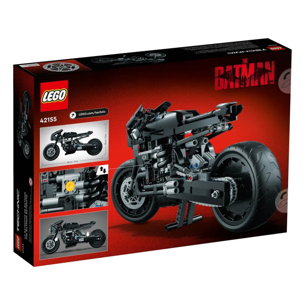 【樂GO】樂高 LEGO 42155 蝙蝠俠 蝙蝠機車 BATMAN 摩托車 蝙蝠俠摩托車 機車 蝙蝠摩托 樂高正版全新-細節圖2