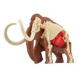 【樂GO】猛瑪象趣味拼圖 MEGAHOUSE 自然科學系列 拼圖 大象 原始象 立體拼圖 骨骼 骷髏 正版全新-細節圖3