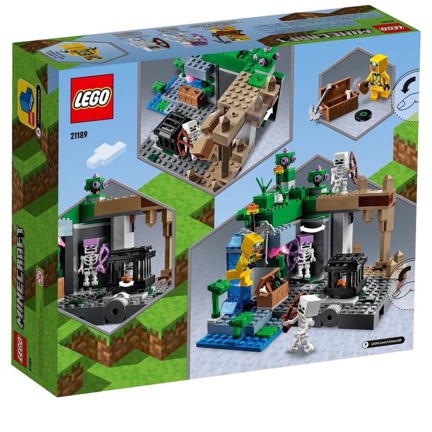 【樂GO】樂高 LEGO 21189 骷髏地牢 麥塊 我的世界 積木 盒組 玩具 禮物 生日禮物 正版樂高 全新未拆-細節圖2