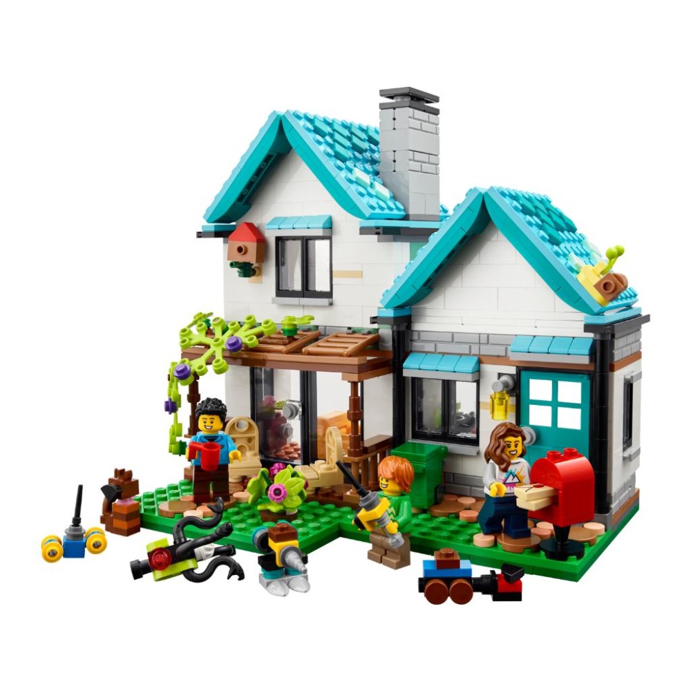 【樂GO】樂高 LEGO 31139 溫馨小屋 房子 家 建築 三合一系列 積木 玩具 禮物 生日禮物 樂高正版全新-細節圖2