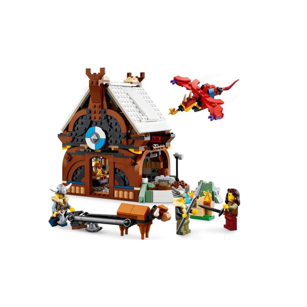 【樂GO】現貨 樂高 LEGO 31132 維京海盜船和塵世巨蟒 三合一 積木 玩具 禮物 生日禮物 正版樂高 全新未拆-細節圖6