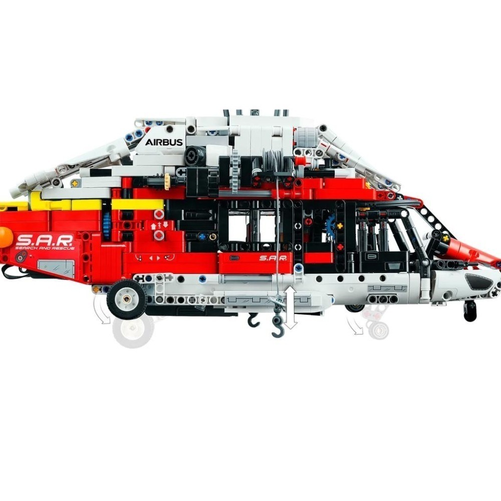 【樂GO】樂高 LEGO 42145 救援直升機 Airbus H175 科技 積木 盒組 禮物 正版樂高 可自取-細節圖7