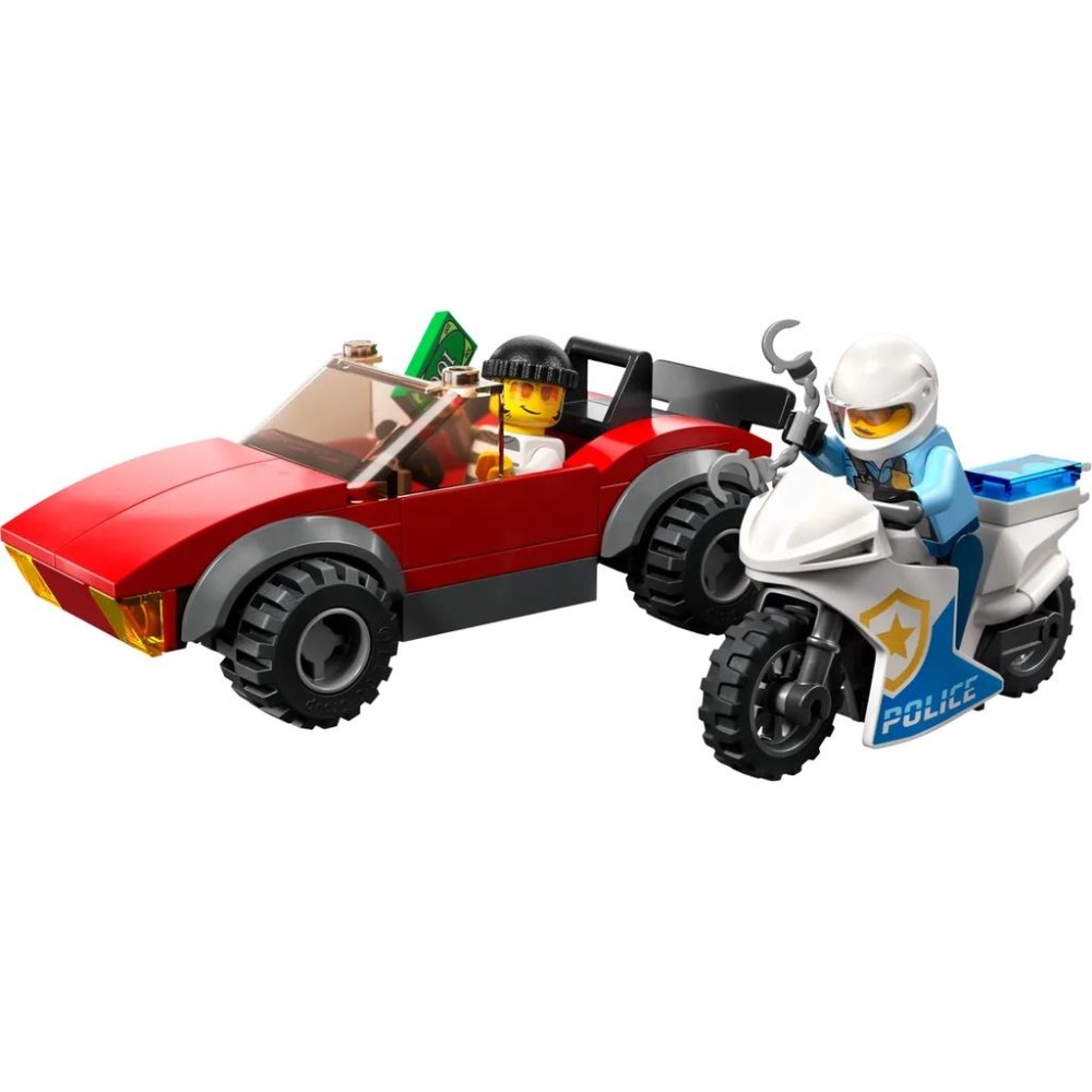 【樂GO】 樂高 LEGO 60392 警察摩托車飛車追逐 城市系列 CITY 積木 玩具 禮物 生日禮物 樂高正版全新-細節圖3
