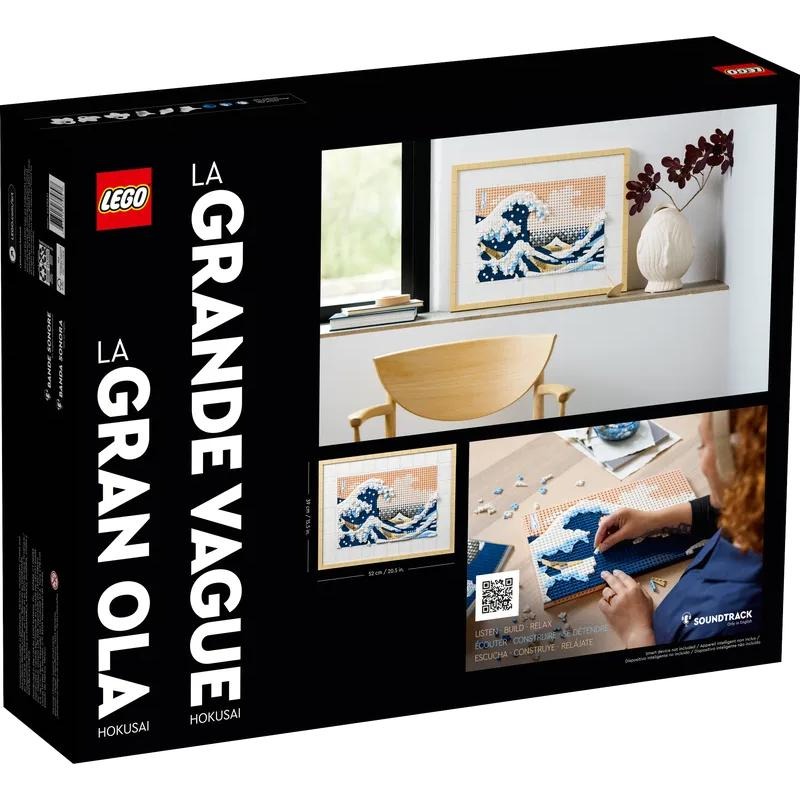 【樂GO】樂高 LEGO 31208 葛飾北齋 神奈川沖浪裏 海浪 art 積木 日本畫 裝飾畫 樂高正版 全新未拆-細節圖2