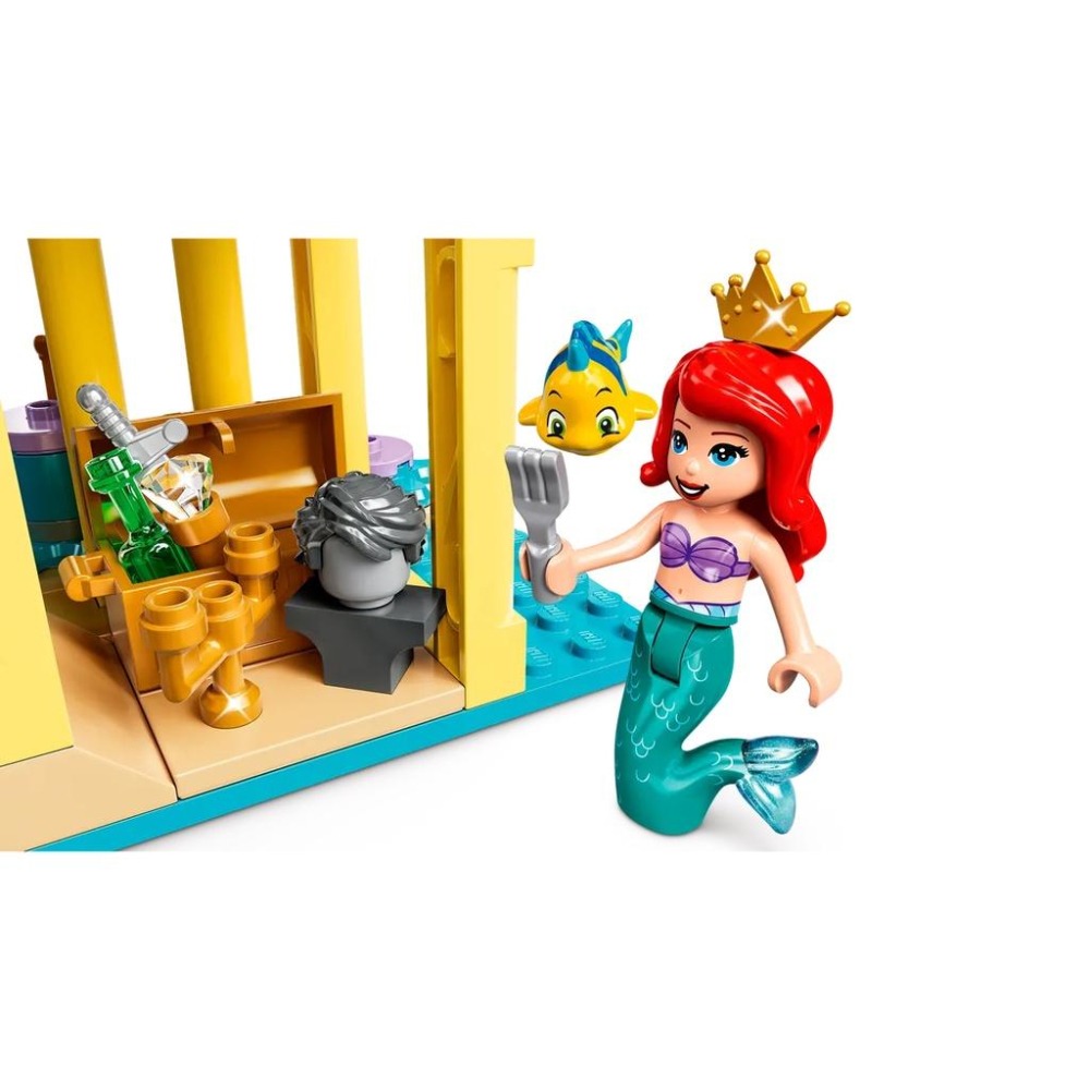 【樂GO】樂高 LEGO 43207 小美人魚的海底宮殿 迪士尼 公主 收藏 積木 玩具 盒組 禮物 樂高正版 全新未拆-細節圖6