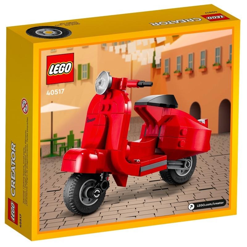 【樂GO】現貨 樂高 LEGO 40517 Vespa Motorcycle 偉士牌小機車 樂高 迷你偉士牌 樂高正版-細節圖2