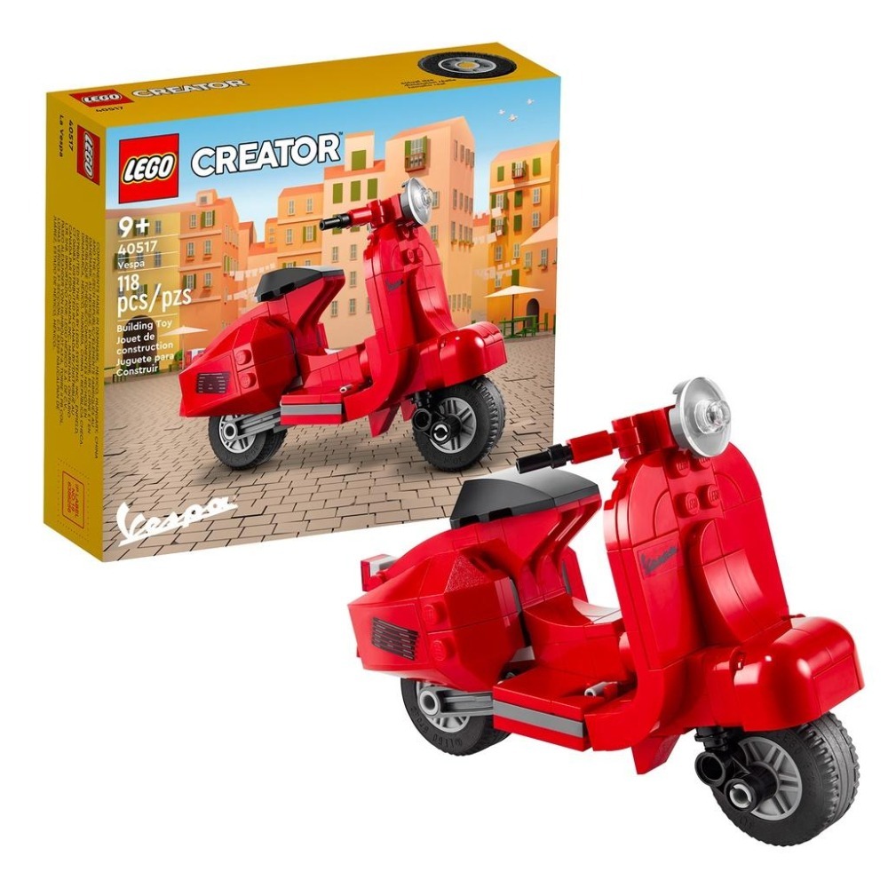 【樂GO】樂高 LEGO 40517 Vespa Motorcycle 偉士牌小機車 樂高 迷你偉士牌 樂高正版全新-細節圖3