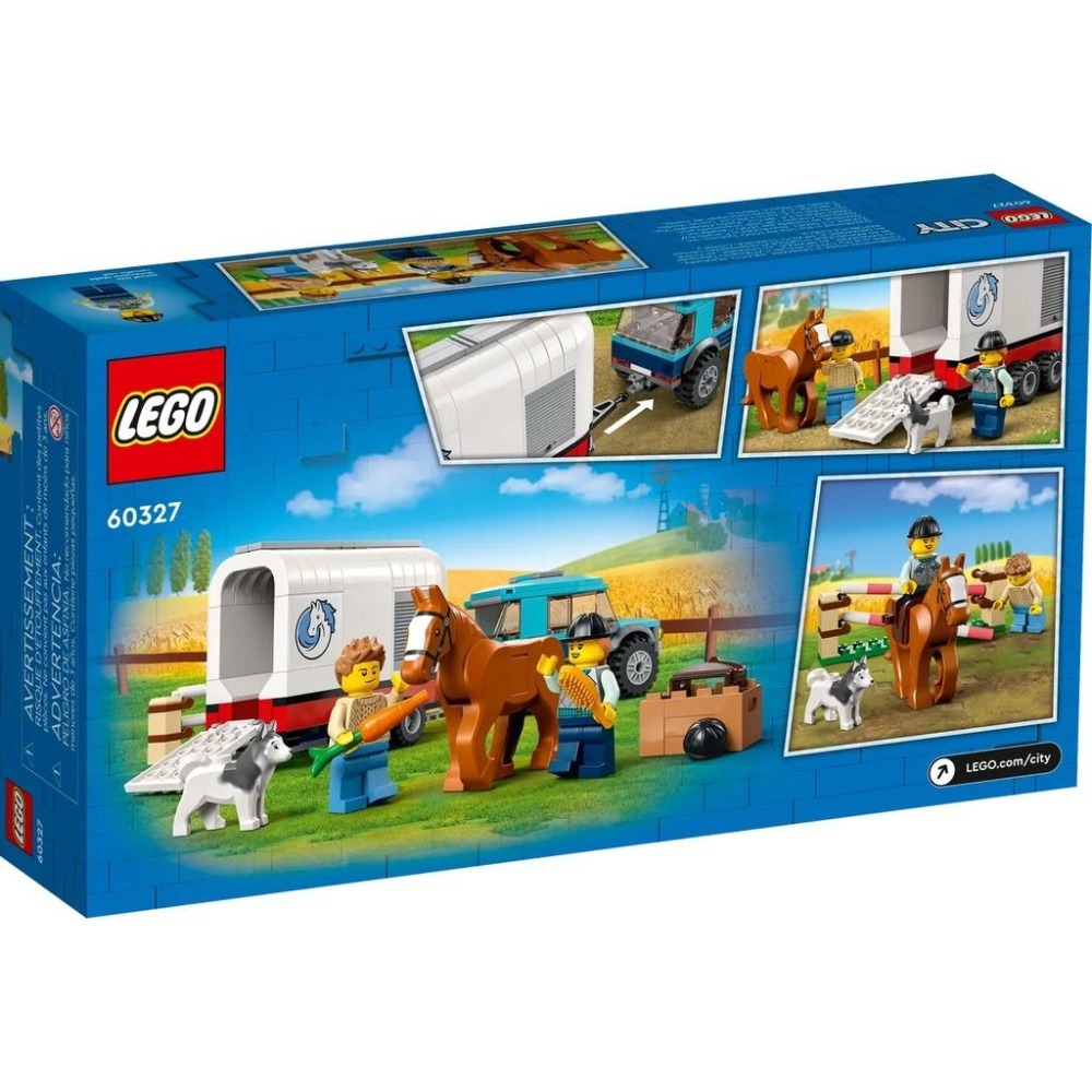 【樂GO】樂高 LEGO 60327 馬匹運輸車 CITY 城市系列 積木 盒組 玩具 禮物 生日禮物 樂高正版全新-細節圖2