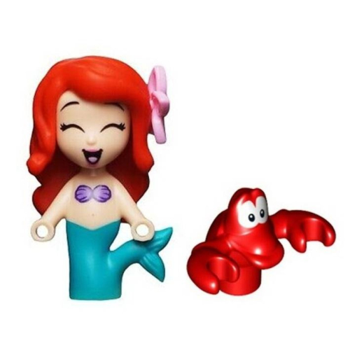【樂GO】樂高零件 小美人魚 愛麗兒 賽巴斯汀 動物配件 螃蟹 龍蝦 寄居蟹 人偶 玩具 收藏 LEGO 樂高正版 全新
