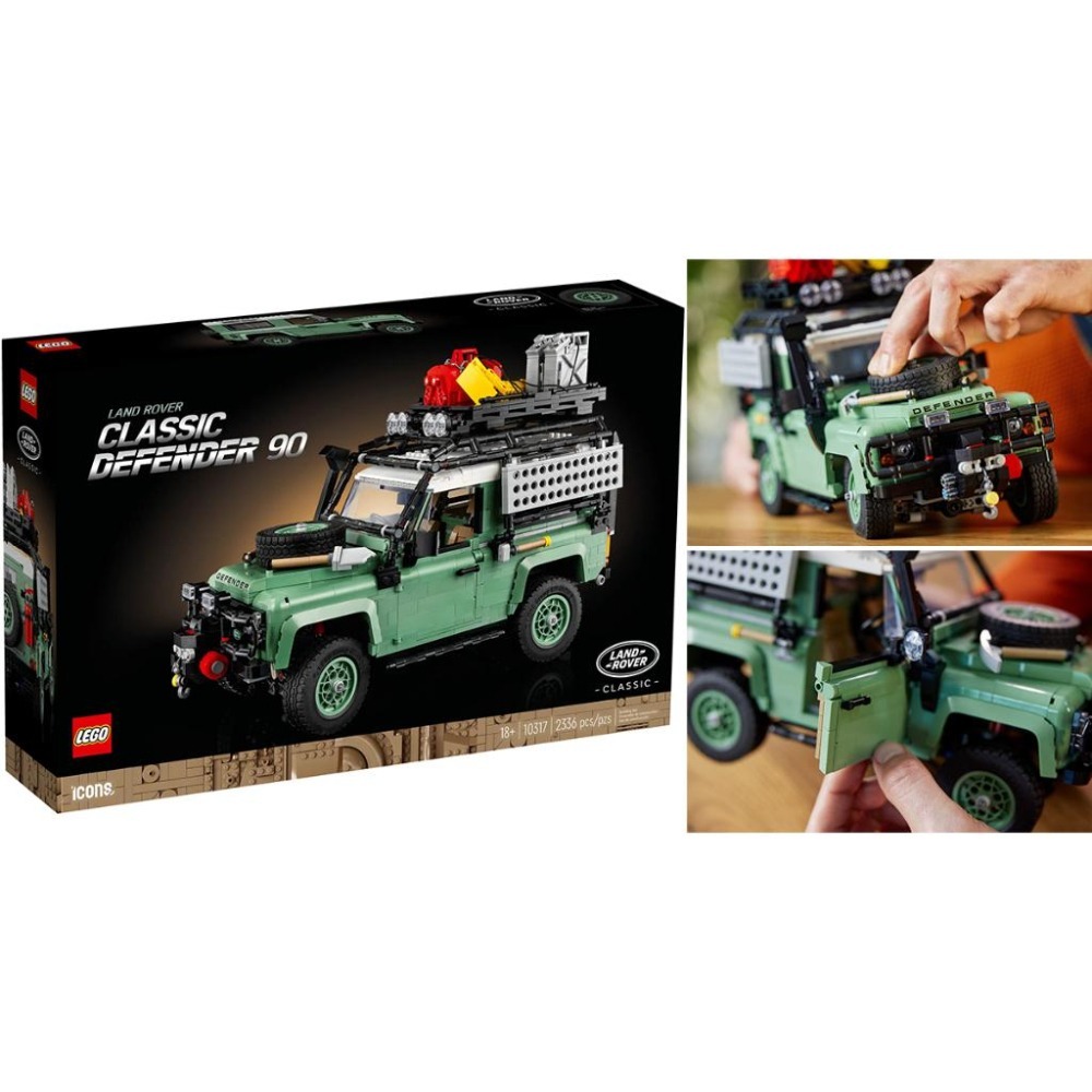 【樂GO】樂高 LEGO 10317 Land Rover 經典路虎  Defender 90 路虎 全新 樂高正版-細節圖4