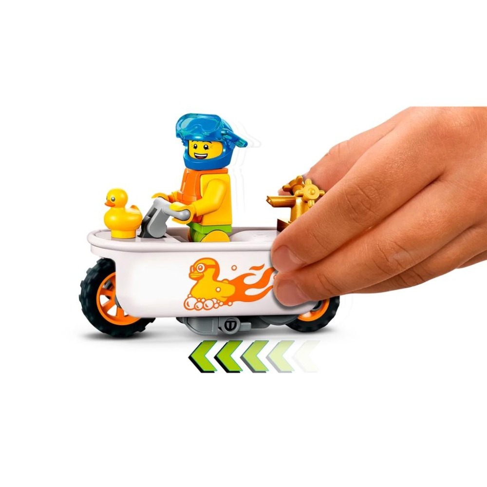 【樂GO】樂高 LEGO 60333 浴缸特技摩托車 人偶 摩車 積木 盒組 玩具 禮物 生日禮物 正版樂高 全新未拆-細節圖5