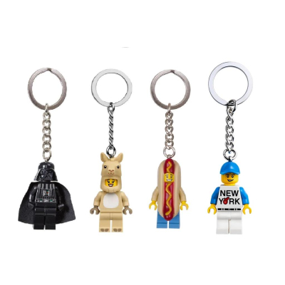 【樂GO】LEGO 樂高鑰匙圈 草泥馬 羊駝 紐約人 黑武士 星際大戰 熱狗人 周邊 配件 禮物 生日禮物 樂高正版全新