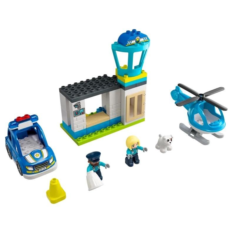 【樂GO】樂高 得寶 LEGO 10959 警察局與直升機 大顆粒積木 警察 直升機 寶寶 玩具 禮物 樂高正版全新-細節圖3
